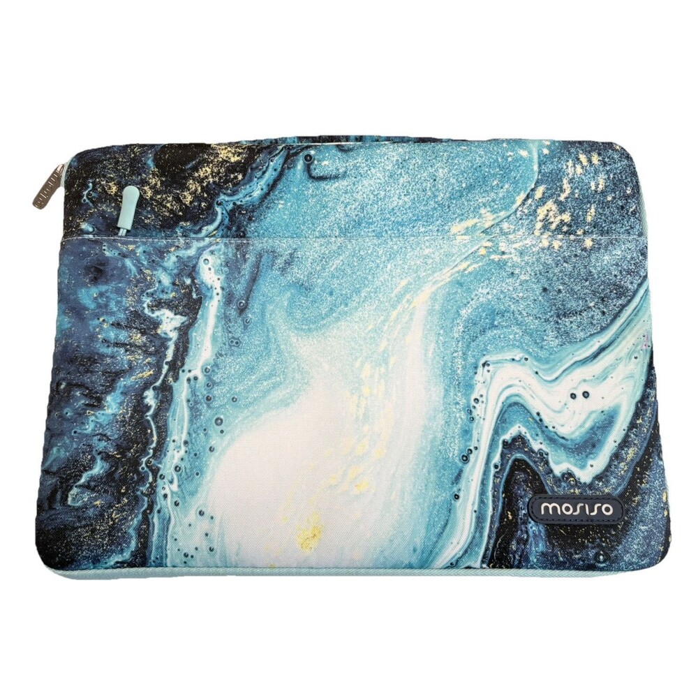Mosiso Macbook Pro 13" Laptop Sleeve Turquoise Vibrant Colors 13.5X19.5"